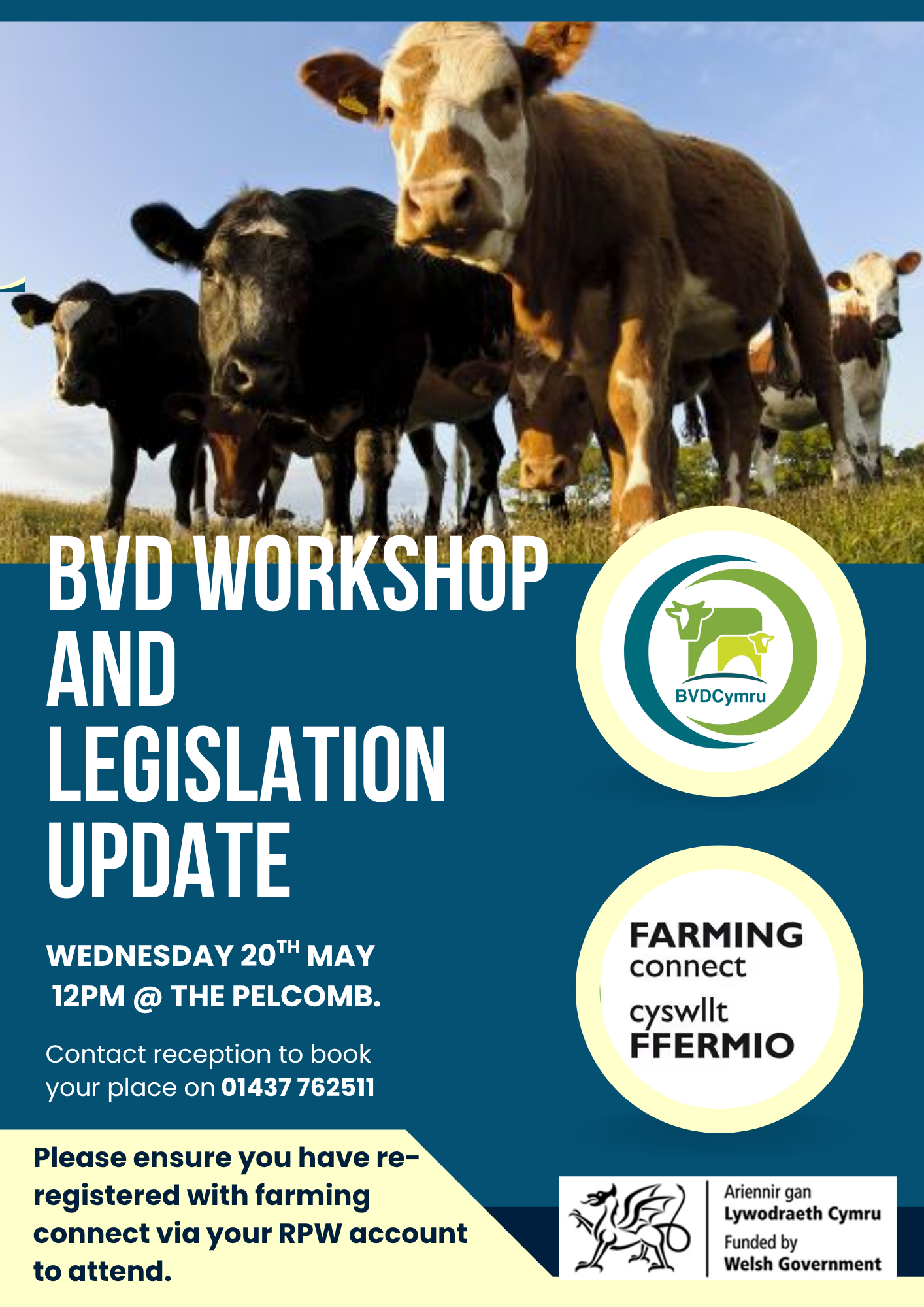BVD workshop and legislation update – Wednesday 20 May